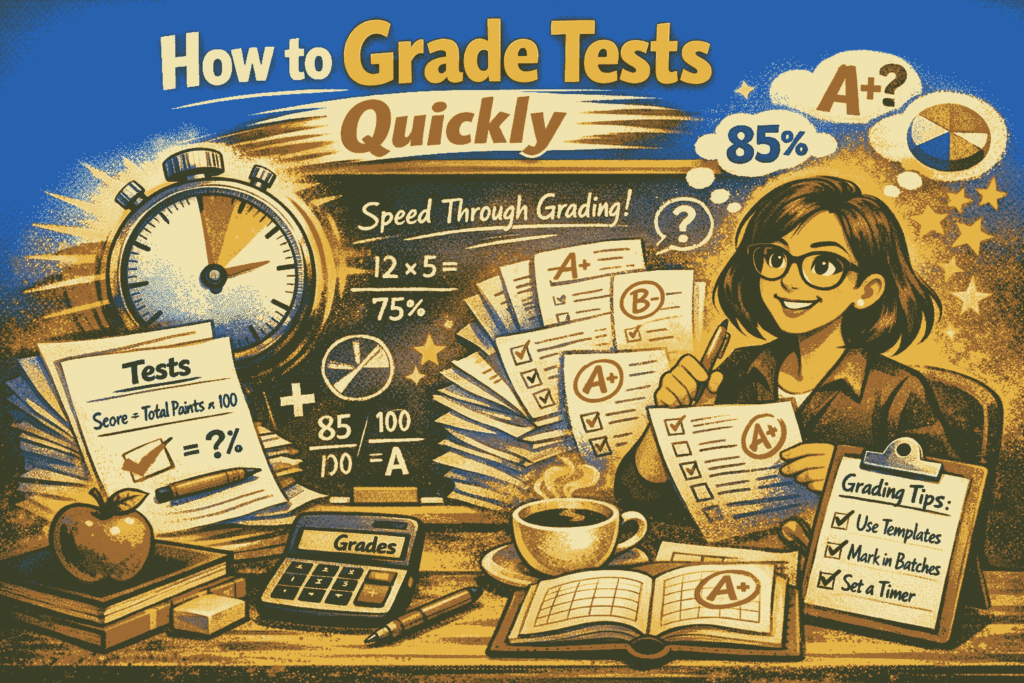 How to Grade Tests Quickly